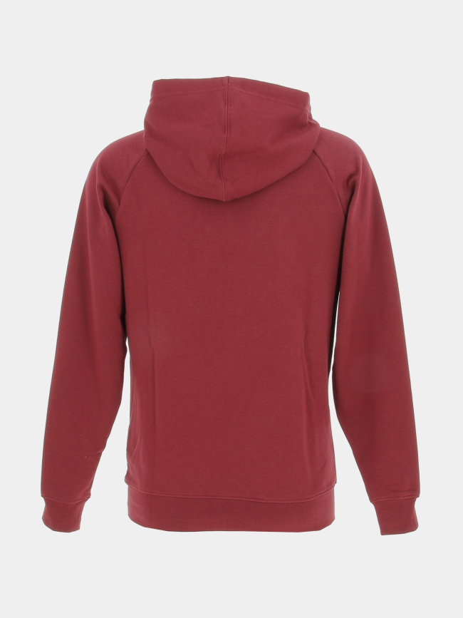 Sweat à capuche logo imprimé bordeaux homme - Asics