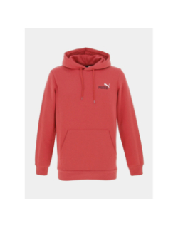 Sweat à capuche essential rouge homme - Puma