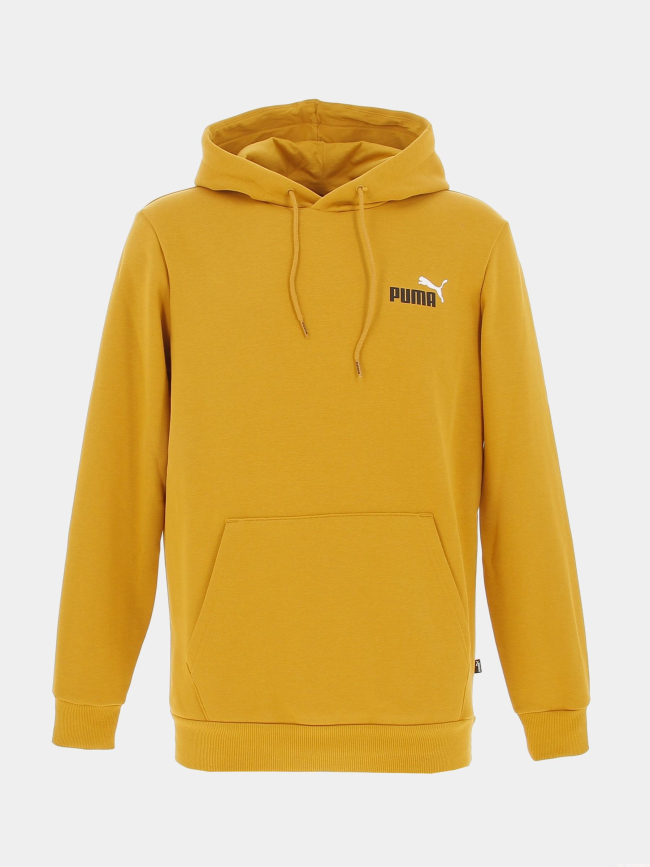 Sweat à capuche essential jaune homme - Puma