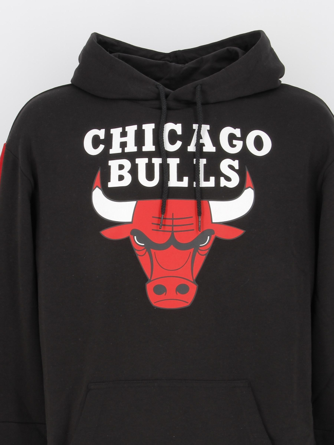 Sweat à capuche nba chicago bulls noir homme - New Era