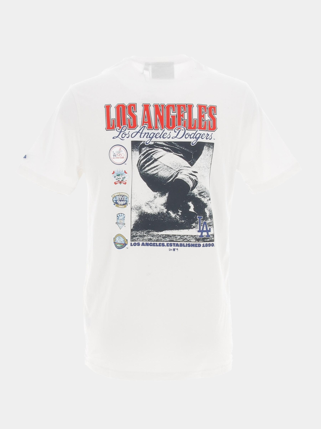 T-shirt team graphic dodgers blanc homme - New Era