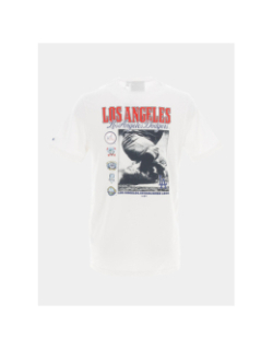 T-shirt team graphic dodgers blanc homme - New Era