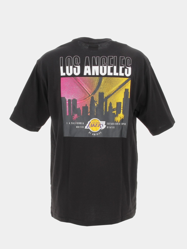 T-shirt nba city graphic los angeles noir homme - New Era