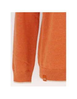 Pull essentiel logo brodé orange homme - Oxbow