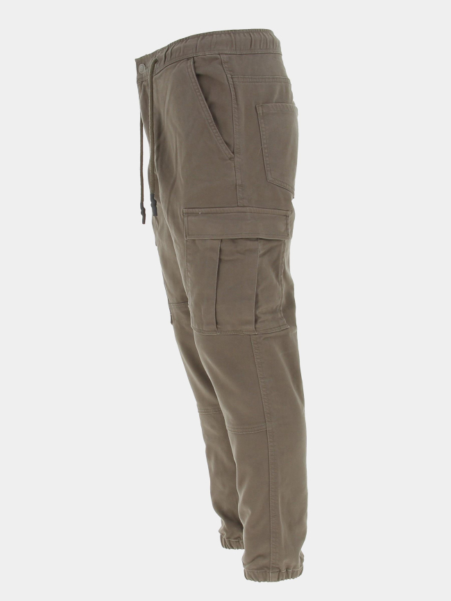 Pantalon cargo pikers kaki homme - Teddy Smith