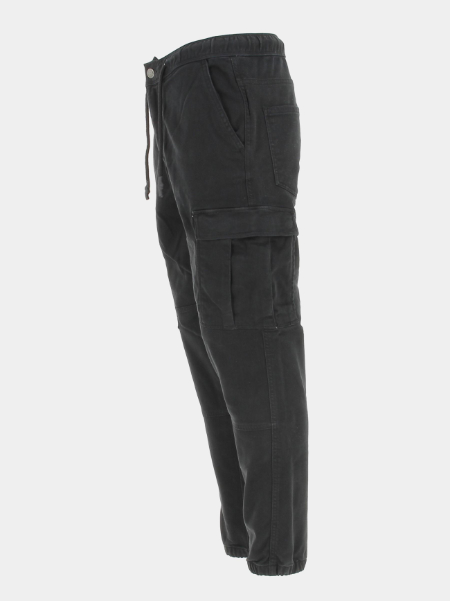 Pantalon cargo pikers noir homme - Teddy Smith