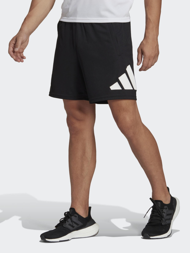 Short de sport logo noir homme - Adidas