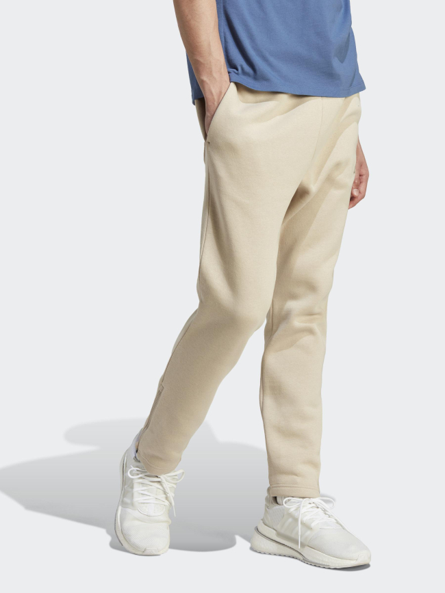 Jogging brodé beige homme - Adidas