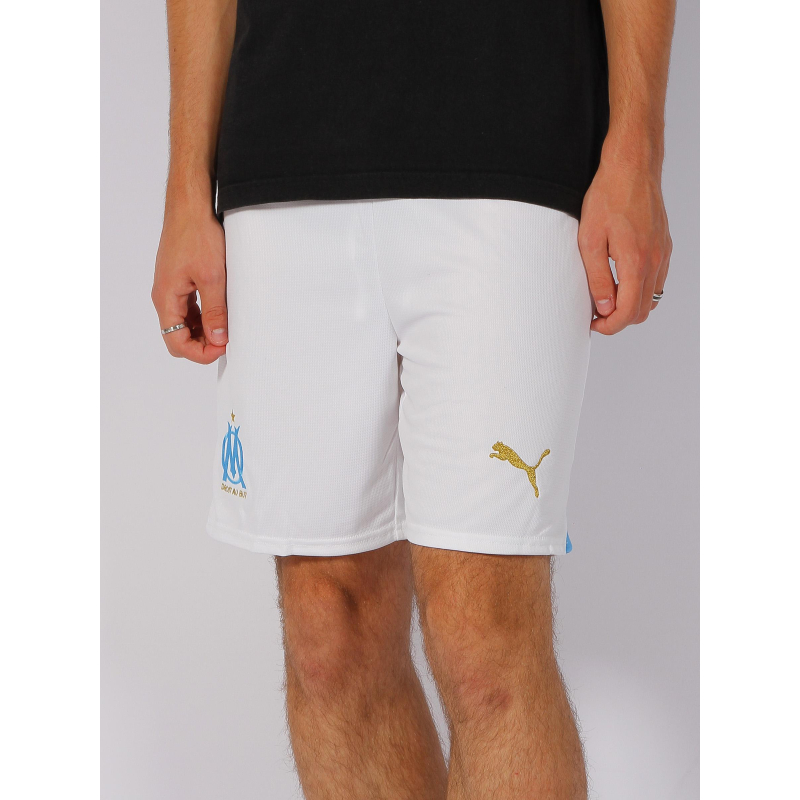 Short de football OM training blanc homme - Puma