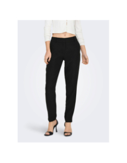 Pantalon slim veronica tailoring noir femme - Only