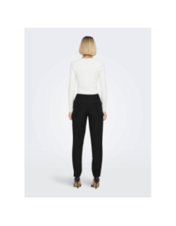 Pantalon slim veronica tailoring noir femme - Only