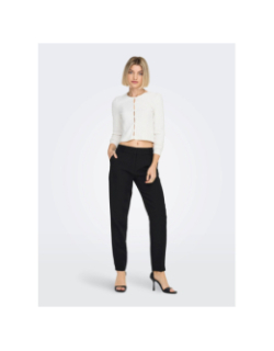 Pantalon slim veronica tailoring noir femme - Only