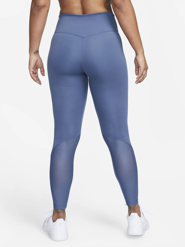 Legging one 7/8 uni bleu femme - Nike