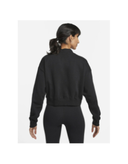 Sweat zippé crop nsw club noir femme - Nike