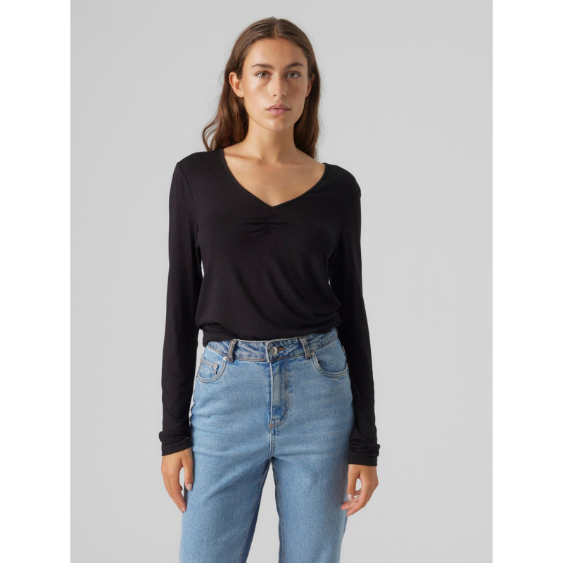 Top manche longue malberte noir femme - Vero Moda