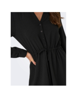 Robe courte piper noir femme - Jacqueline De Yong