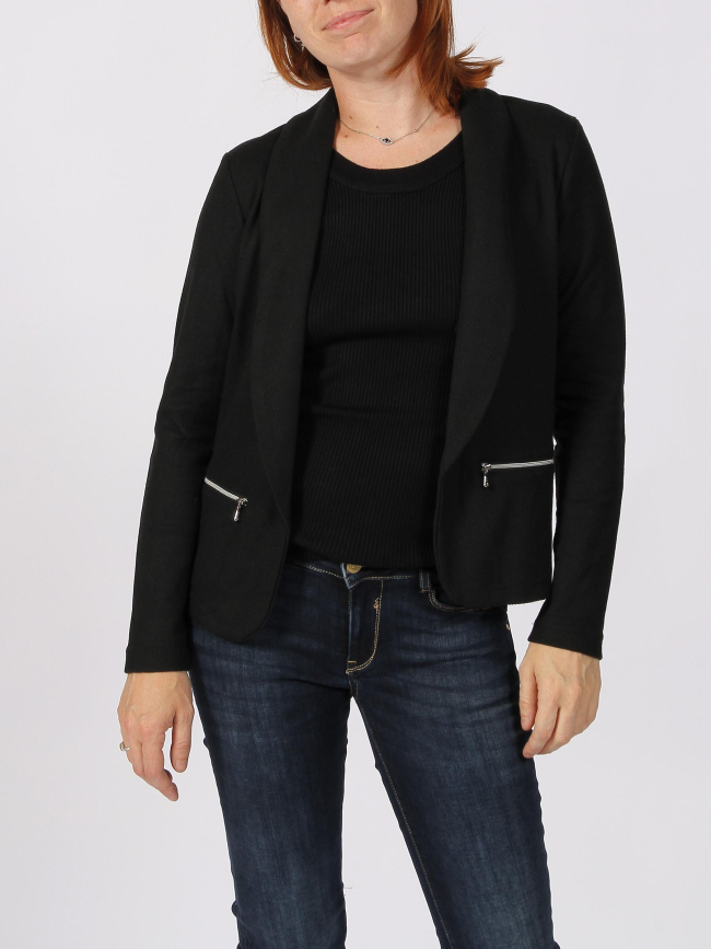 Veste légère blazer noir femme - Sunvalley