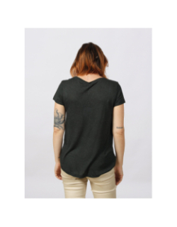 T-shirt hippi vert foncé femme - Only