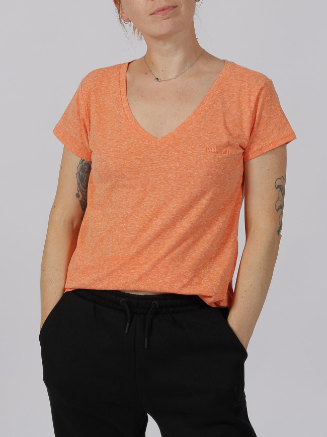 T-shirt narcy orange femme - Teddy Smith