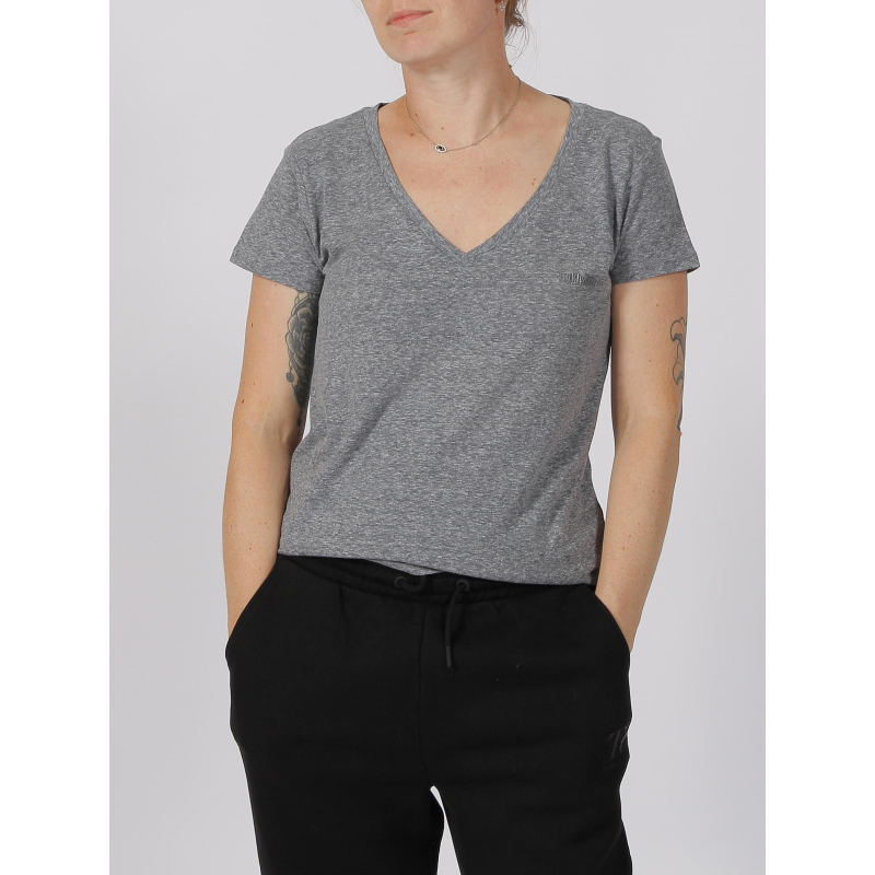 T-shirt narcy gris femme - Teddy Smith