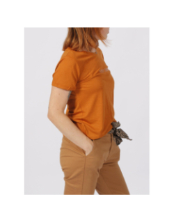 T-shirt new ticia camel femme - Teddy Smith