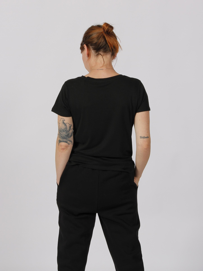 T-shirt new ticia noir femme - Teddy Smith