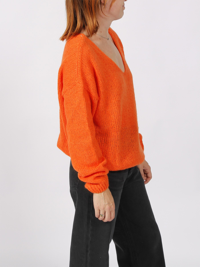 Pull molly orange femme - Teddy Smith