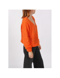 Pull molly orange femme - Teddy Smith