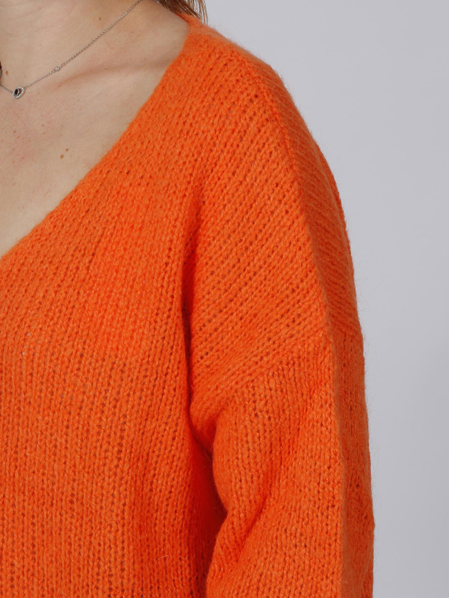 Pull molly orange femme - Teddy Smith