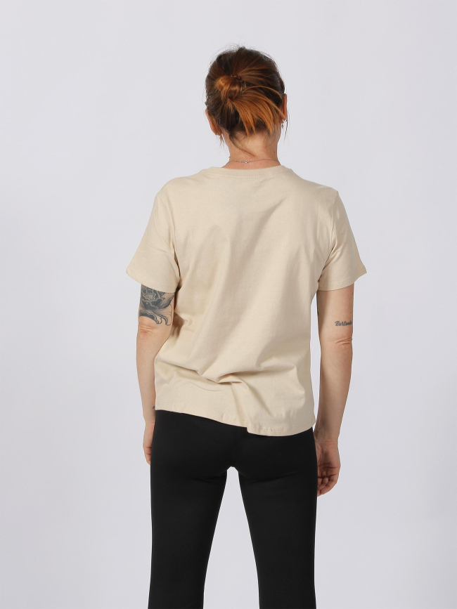 T-shirt sportswear essential icon futura beige femme - Nike