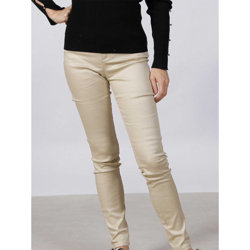 Pantalon slim palona beige femme - Morgan