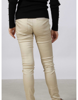 Pantalon slim palona beige femme - Morgan