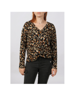 Blouse à motifs tonsy noir femme - Jacqueline De Yong