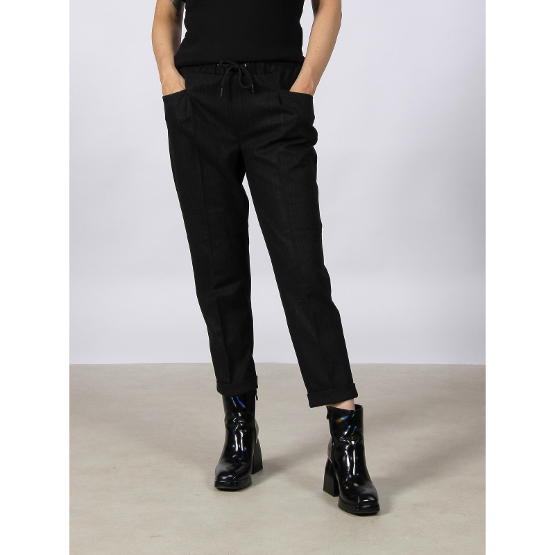 Pantalon 7/8 teddy new bleu marine femme - Teddy Smith