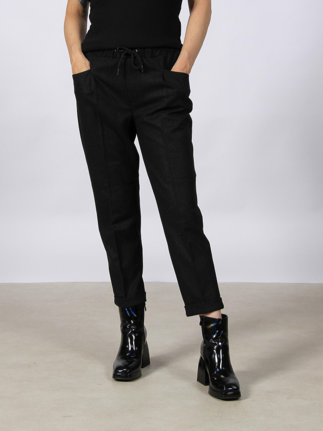 Pantalon 7/8 teddy new bleu marine femme - Teddy Smith