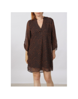 Robe kary rayures bleu marine femme - Teddy Smith