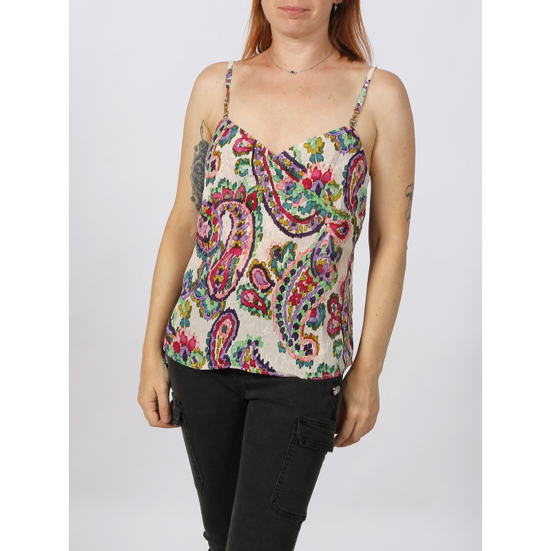 Débardeur orea motif multicolore femme - Morgan