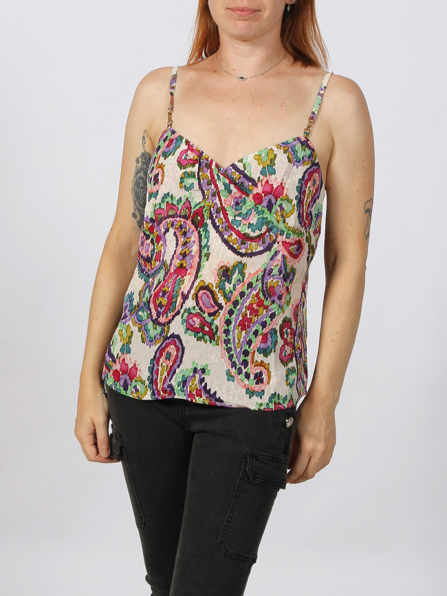 Débardeur orea motif multicolore femme - Morgan