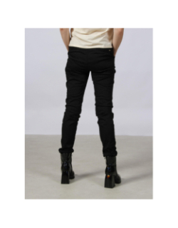 Pantalon slim dyli noir femme - Le Temps Des Cerises