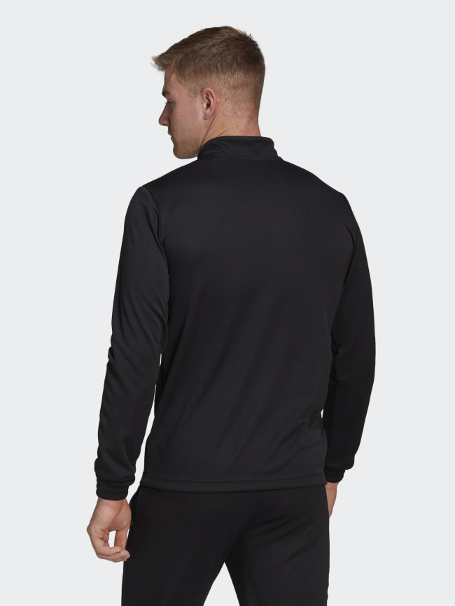 Sweat de football 1/4 zip ent22 noir homme - Adidas