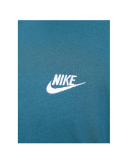 T-shirt nsw club logo brodé bleu homme - Nike