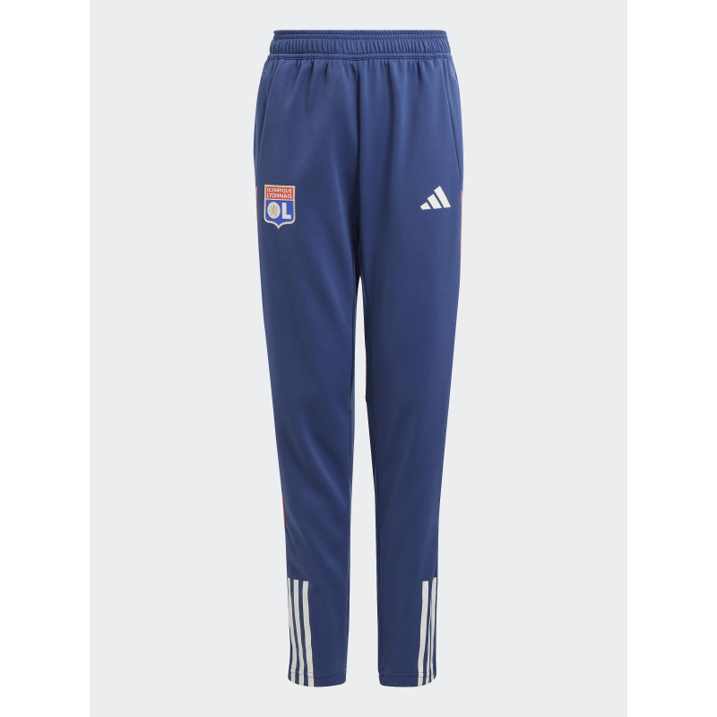 Jogging de football OL training bleu garçon - Adidas