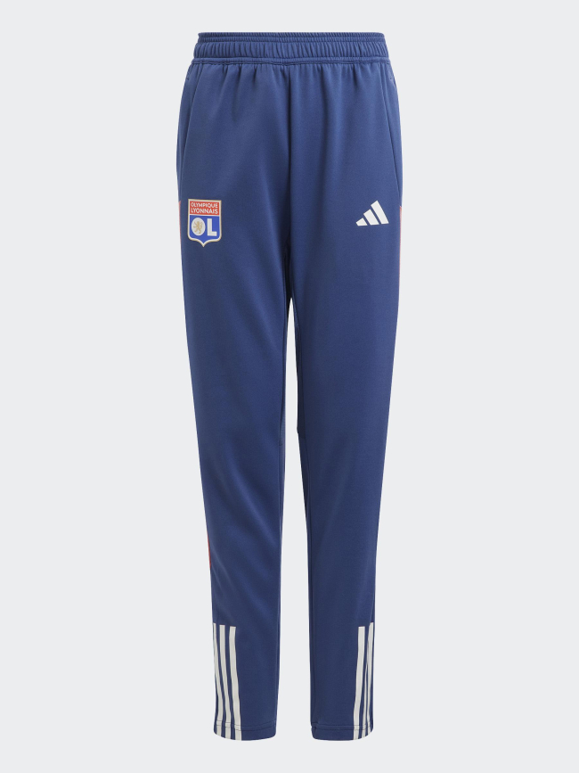 Jogging de football OL training bleu garçon - Adidas