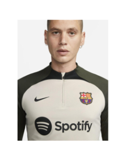 Sweat de football fc barcelone beige homme - Nike