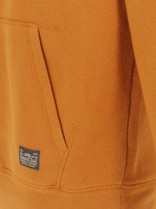 Sweat à capuche vintage orange homme - Petrol Industries