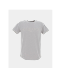 T-shirt logo brodé gris homme - Project X Paris