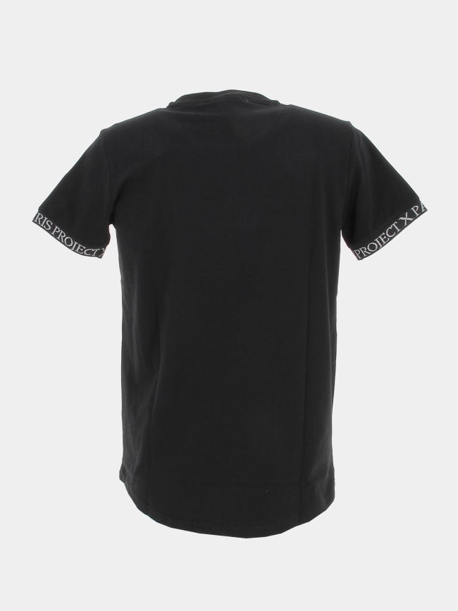 T-shirt logo brodé noir homme - Project X Paris