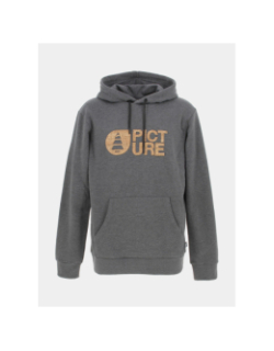 Sweat à capuche basement cork gris homme - Picture