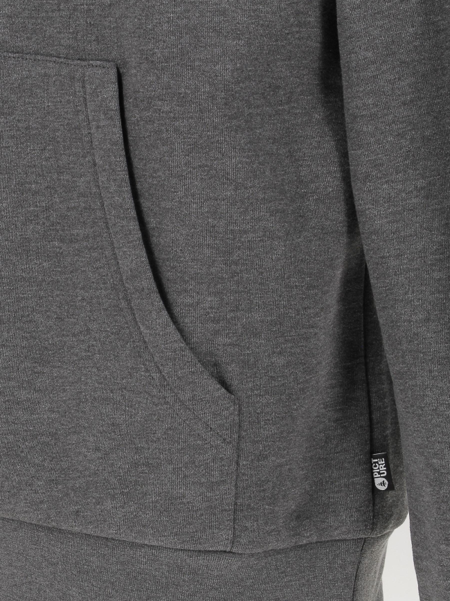 Sweat à capuche basement cork gris homme - Picture