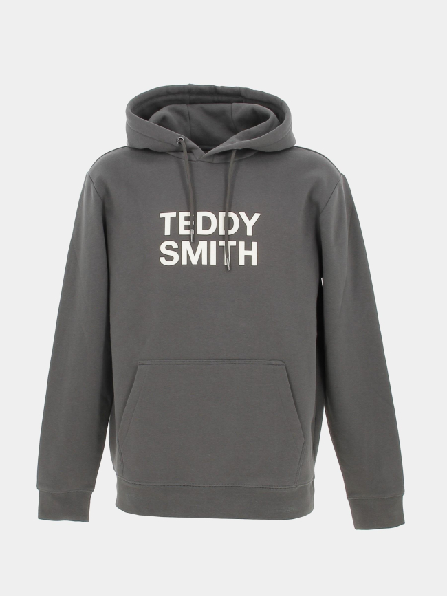 Sweat à capuche siclass gris anthracite homme - Teddy Smith